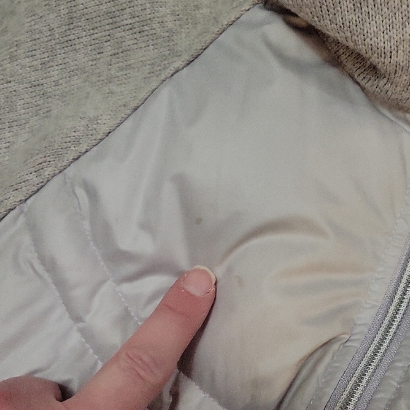 Light Gray Puffer Jacket - Picture 2 of 3